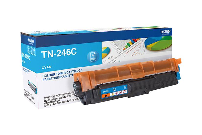 Brother Tn246c Cyan Original Tonerpatron