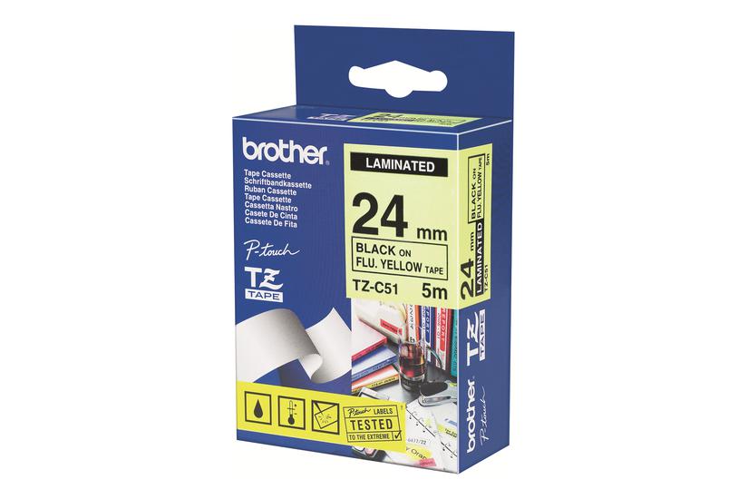 Brother Tzc51 Lamineret Bånd Rulle Cm