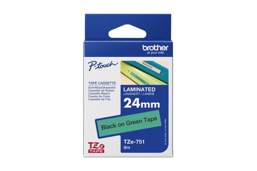 Brother Tze-751 Lamineret Bånd Kassette Rulle Cm