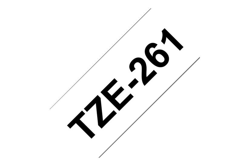 Brother Tze-261 Lamineret Bånd Kassette Rulle Cm