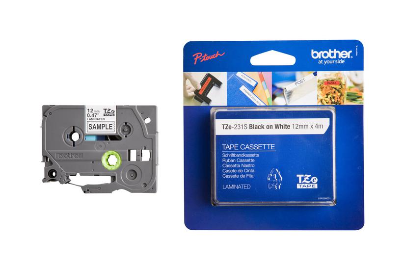 Brother Tze-231s Lamineret Bånd Kassette Rulle Cm