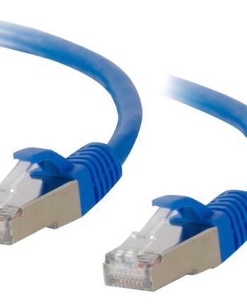 C2g Cat6a Booted Shielded  Stp  Network Patch Cable Patchkabel 15   Blå