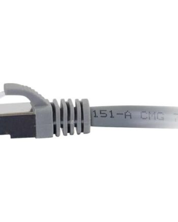 C2g Cat6a Booted Shielded  Stp  Network Patch Cable Patchkabel     Grå