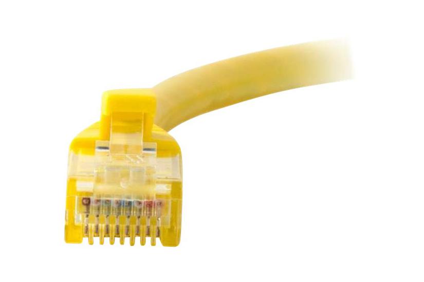 C2g Cat6 Booted Unshielded Utp Network Patch Cable Patchkabel 50 Cm Gul