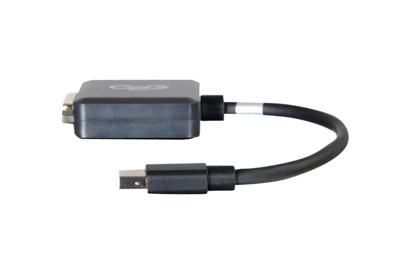 C2g 20cm Mini Displayport To Dvi Adapter Thunderbolt To Single Link Dvi- Converter Black Displayport Kabel 20 Cm