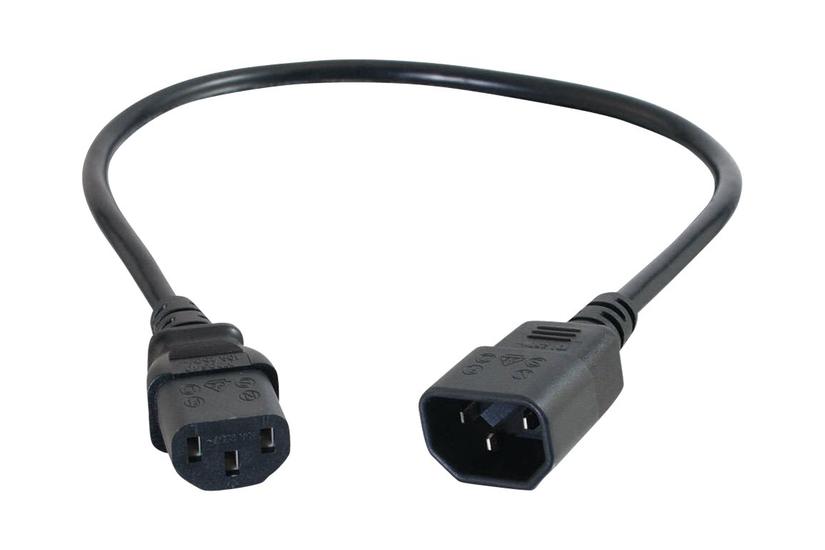 C2g Computer Power Cord Extension Forlængerkabel Til Strøm Power Iec 60320 C13 Til Iec 60320 C14