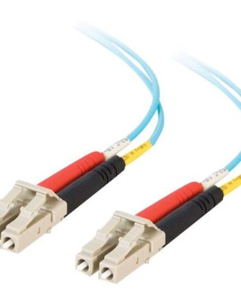 C2g Lc-lc 10gb 50 125 Om3 Duplex Multimode Pvc Fiber Optic Cable  Lszh  Netværkskabel          Akvamarin