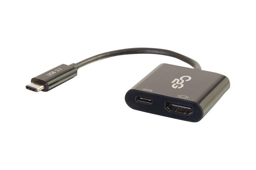 C2g Usb To Hdmi Audio Video Adapter Power Delivery Ekstern Videoadapter Usb-
