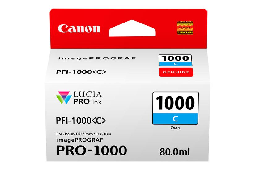 Canon Pfi-1000 Cyan Original Blækbeholder