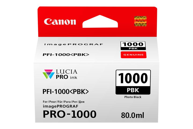 Canon Pfi-1000 Pbk Foto-sort Original Blækbeholder