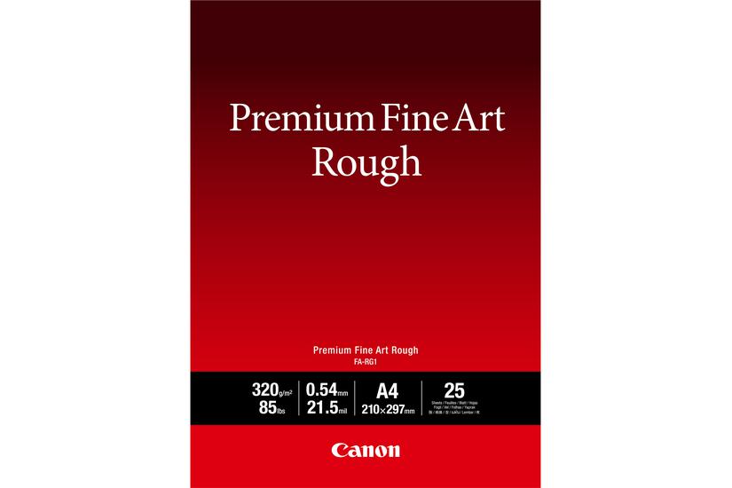 Canon Premium Fa-rg1 Fint Kunsttrykpapir Grov 25 Ark A4 320
