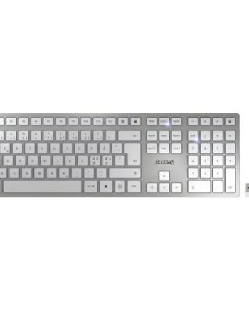 Cherry Dw 9100 Slim Sæt Med Mus Og Tastatur Pan Nordic Hvid Sølv Indgangsudstyr