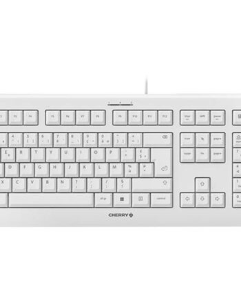 Cherry Stream Keyboard Tastatur Fransk Grå Hvid Indgangsudstyr