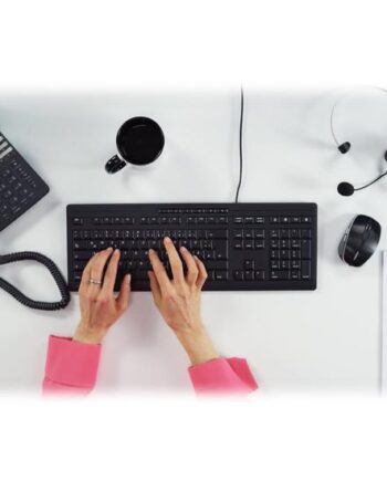 Cherry Stream Keyboard Tastatur Spansk Sort Indgangsudstyr