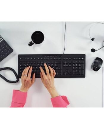 Cherry Stream Keyboard Tastatur Uk Sort Indgangsudstyr