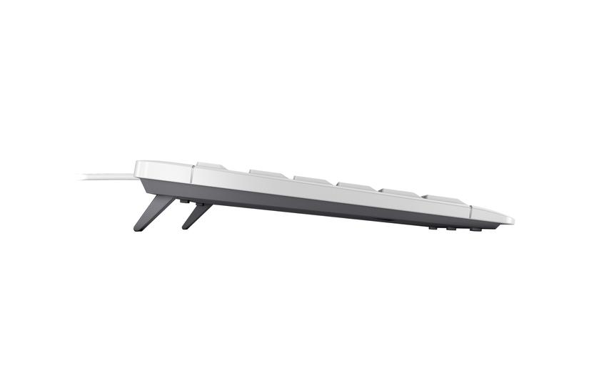 Cherry Stream Keyboard Tkl Tastatur Qwertz Tysk Grå Hvid Indgangsudstyr