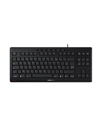 Cherry Stream Keyboard Tkl Tastatur Usa Med Euro-symbol Sort Indgangsudstyr