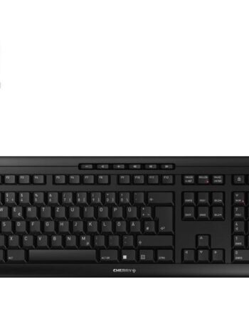 Cherry Stream Keyboard Wireless Tastatur Qwertz Tysk Sort Indgangsudstyr