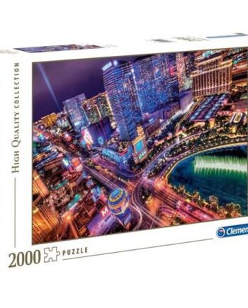 Clementoni High Quality Collection Las Vegas Puslespil 2000 Stykker 97     66   Cm 14 år Og Op