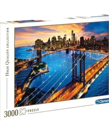 Clementoni High Quality Collection New York Puslespil 3000 Stykker 118     84   Cm 14 år Og Op