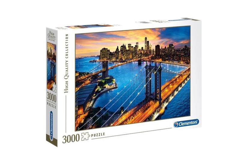 Clementoni High Quality Collection New York Puslespil 3000 Stykker 118 84 Cm 14 år Og Op