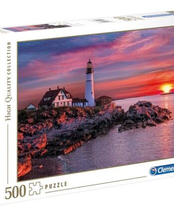 Clementoni High Quality Collection Portland Head Light Puslespil 500 Stykker 49   36 Cm 14 år Og Op