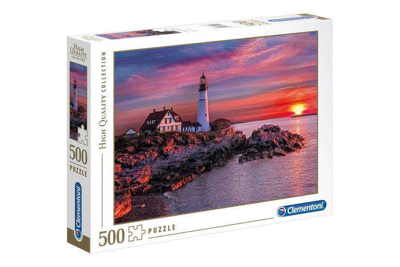 Clementoni High Quality Collection Portland Head Light Puslespil 500 Stykker 49 36 Cm 14 år Og Op