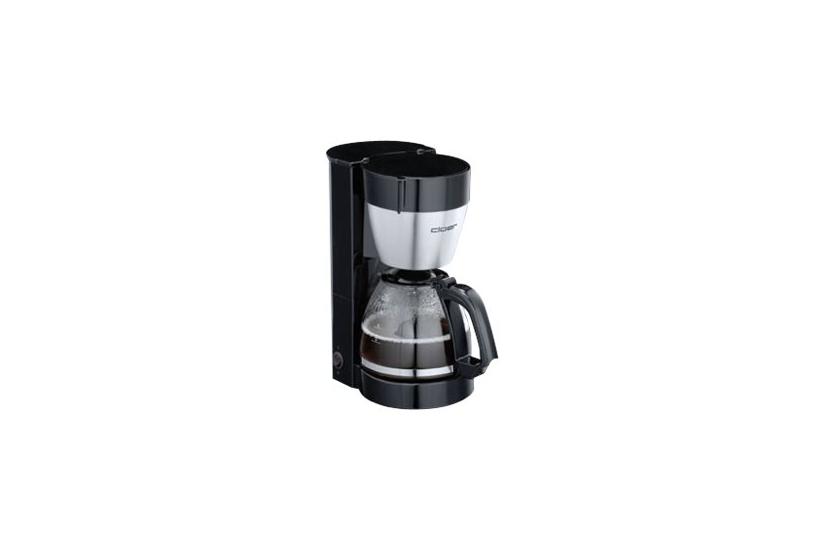 Cloer 5019 Kaffemaskine Mat Rustfrit Stål Sort