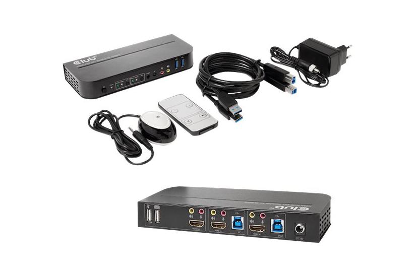 Club 3d Csv-1382 Kvm Audio-switch Porte