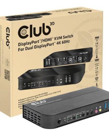 Club 3d Csv-7210 Kvm   Audio-switch   Porte