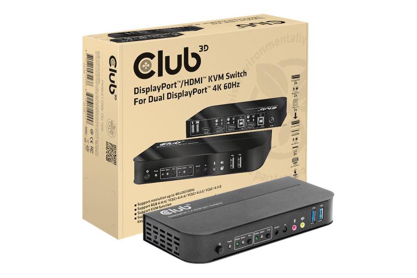 Club 3d Csv-7210 Kvm Audio-switch Porte