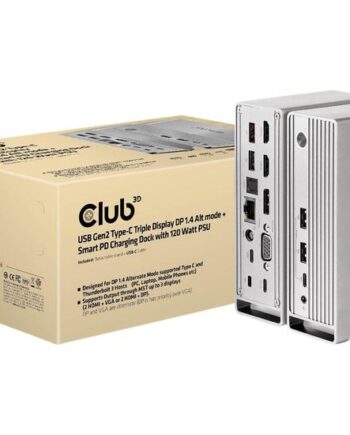 Club 3d Dockingstation Usb-  Vga      Hdmi  Dp 1gbe