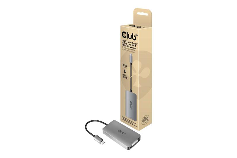 Club 3d Usb Dvi Kabel 24 Pin Usb- Til Dvi- 24 Cm