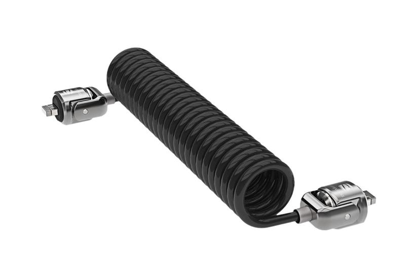 Compulocks Dual Head Coiled Keyed Cable Lock Sikkerhedskabelslås