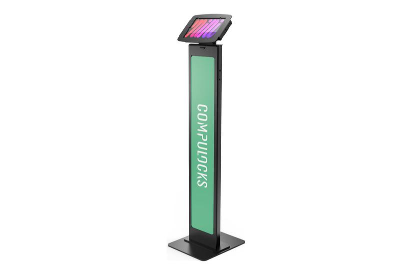Compulocks Ipad Mini Quot Space Enclosure Brandable Floor Stand Monteringssæt For Tablet Kan Brandes Sort