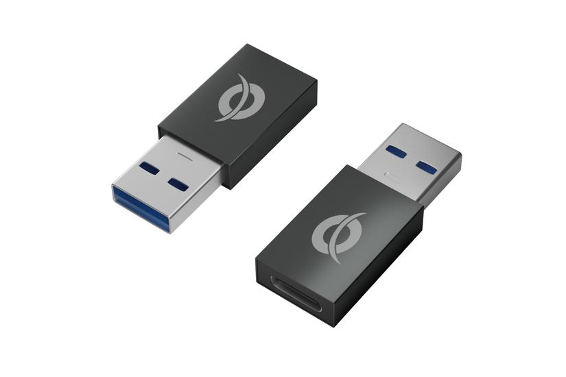 Conceptronic Adapter Usb- - Usb- Stã Ck Grau