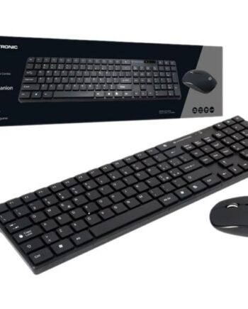 Conceptronic Orazio Sæt Med Mus Og Tastatur Tysk Sort Indgangsudstyr