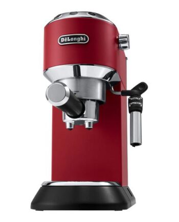 De Longhi Dedica Ec 685   Kaffemaskine Med Mælkeskummer 15 Bar Rød