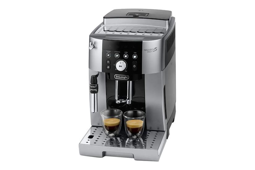 De Longhi Magnifica Smart Ecam250 23 Sb Automatisk Kaffemaskine Med Mælkeskummer 15 Bar Sølv Sort