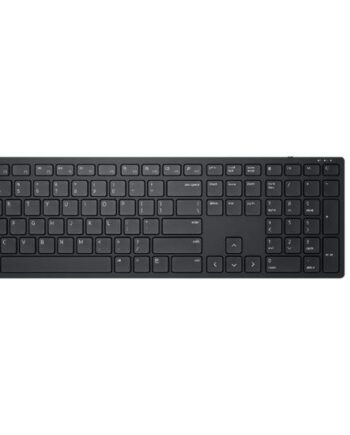 Dell Pro Keyboard And Mouse Km5221w Retail Box Sæt Med Mus Og Tastatur Qwerty Us International Sort Indgangsudstyr