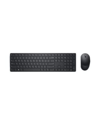 Dell Pro Keyboard And Mouse Km5221w Sæt Med Mus Og Tastatur Qwerty Us International Sort Indgangsudstyr