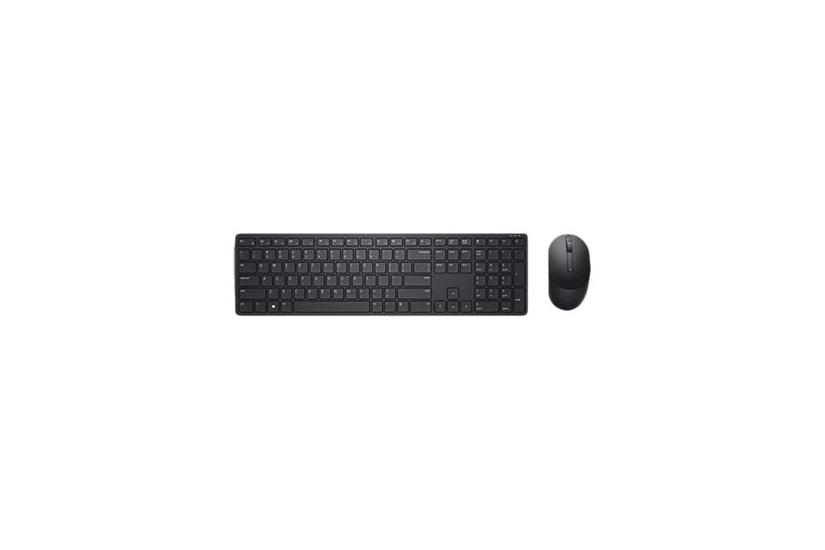 Dell Pro Keyboard And Mouse Km5221w Sæt Med Mus Og Tastatur Qwerty Us International Sort Indgangsudstyr