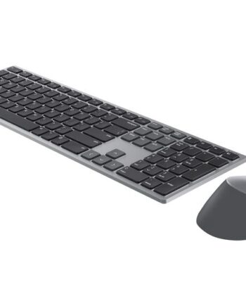 Dell Pro Plus Keyboard And Mouse Km7321w Sæt Med Mus Og Tastatur Azerty Belgisk Titan Grå Indgangsudstyr