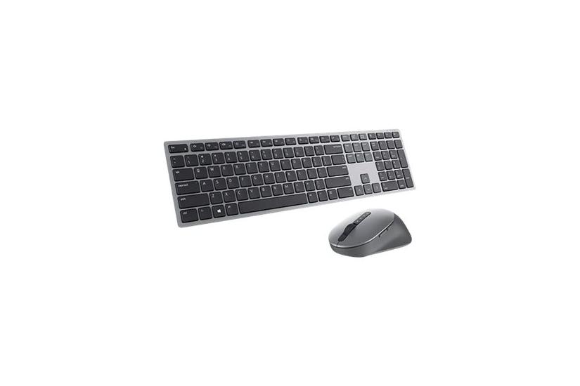 Dell Pro Plus Keyboard And Mouse Km7321w Sæt Med Mus Og Tastatur Qwerty Us International Titan Grå Indgangsudstyr