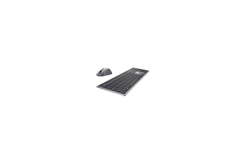 Dell Pro Plus Keyboard And Mouse Km7321w Sæt Med Mus Og Tastatur Qwertz Tysk Titan Grå Indgangsudstyr