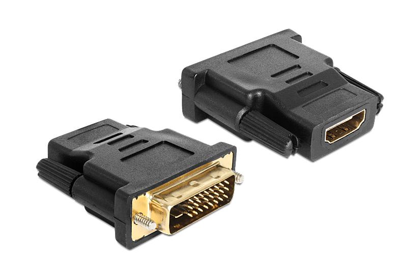 Delock Adapter Dvi 24 Pin Male Hdmi Female Videoadapter Hdmi Dvi