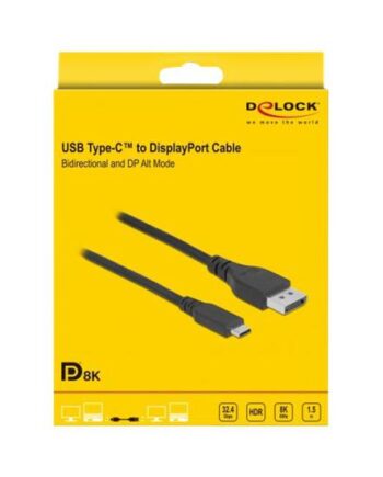 Delock Displayport Kabel 24 Pin Usb-  Til Displayport