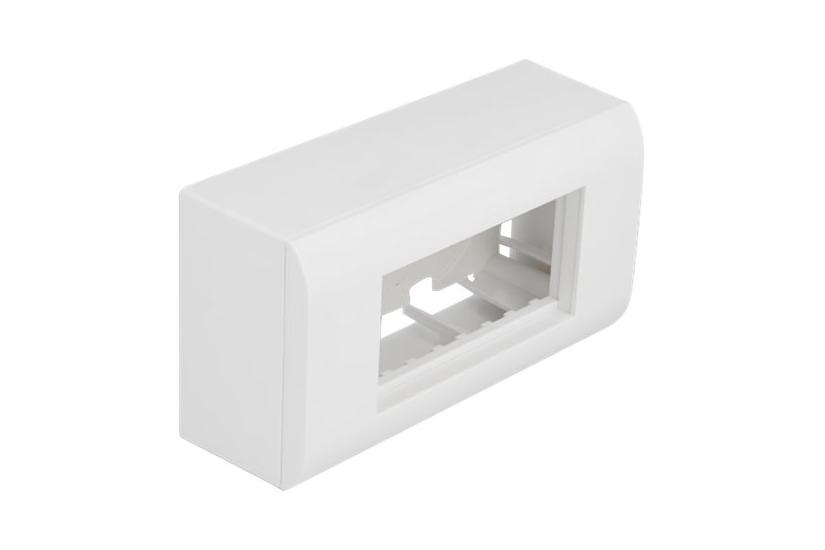 Delock Easy 45 Overflademonteret Boks Hvid Ral 9003