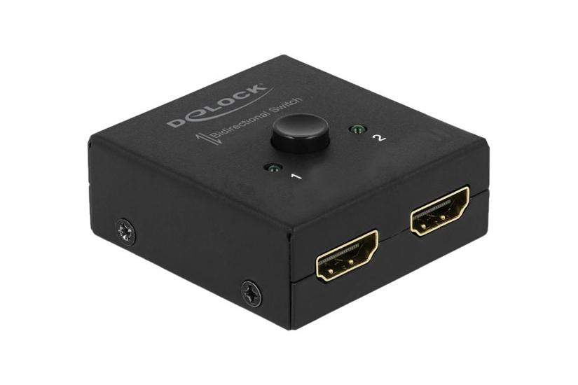 Delock Hdmi Bidirectional 4k 60 Hz Compact Retail Box Video- Audioswitch Porte