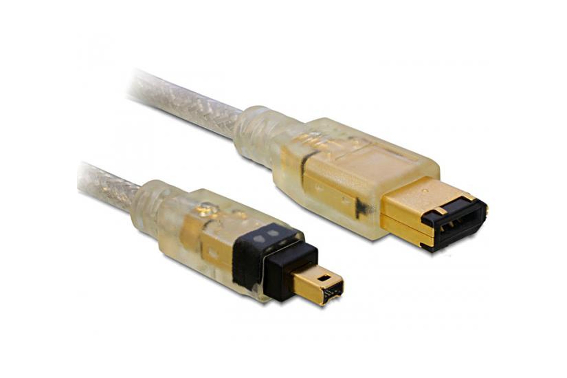 Delock Ieee 1394 Kabel -pin Firewire Til -pin Firewire